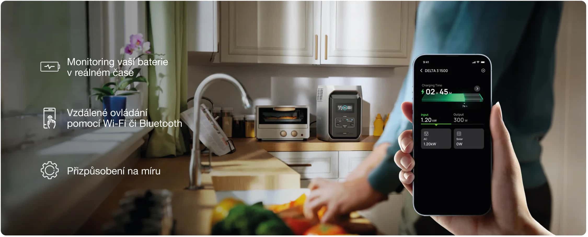 EcoFlow - DELTA 3 1500 - aplikace